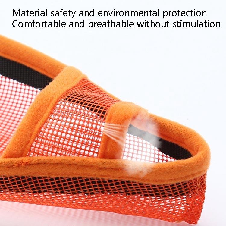 Dog Mouth Cover Anti-Bite Mesh Dog Mouth Cover Medium And Large Dogs Anti-Drop Mask Xxs - Beige
