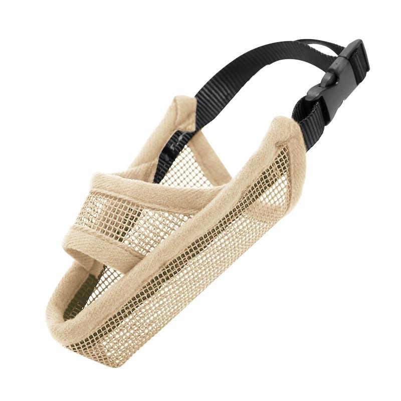 Dog Mouth Cover Anti-Bite Mesh Dog Mouth Cover Medium And Large Dogs Anti-Drop Mask S - Green