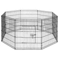 30 8 Panel Pet Dog Playpen Puppy Exercise Cage Enclosure Fence Play Pen"