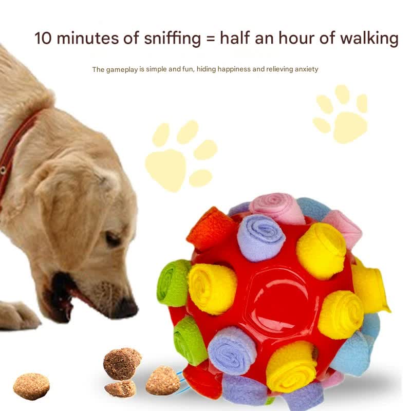 Rubber Snuffle Ball for Pets,Interactive Hollow Treat-Hiding Toy for Dogs and Cats(Green)