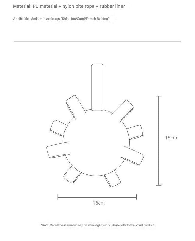 Durable Dog Training Interactive Ball with Sensory Tags(Strawberry Girl)