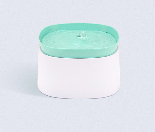 Automatic Pet Water Fountain - USB Powered, Multi-Stage Filtration, Ultra-Quiet, 2L Capacity(Green)