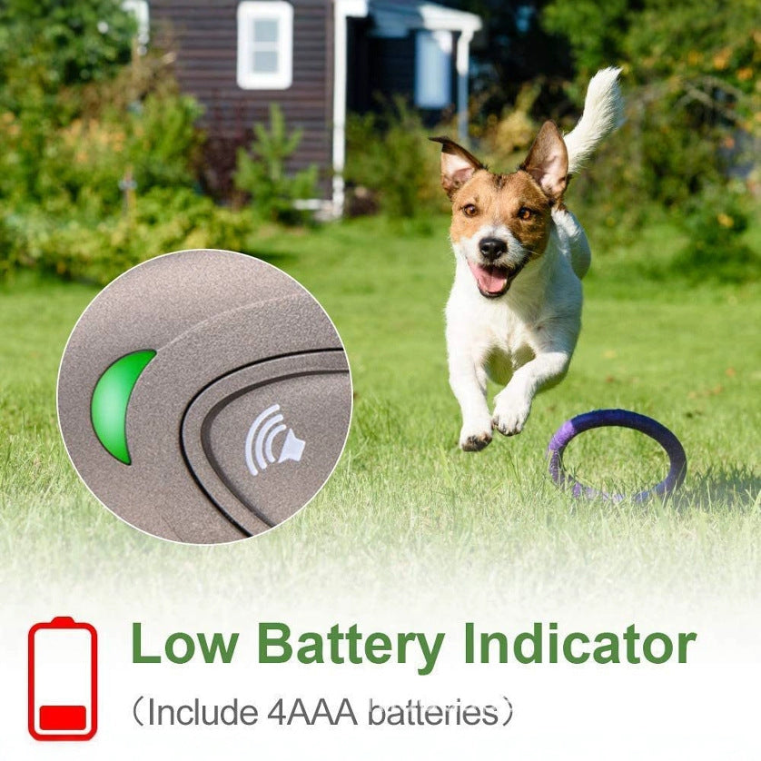 Ultrasonic Dog Bark Control & Training Aid - Handheld Anti-Barking Device, 100% Safe with Low Battery Indicator(gold)