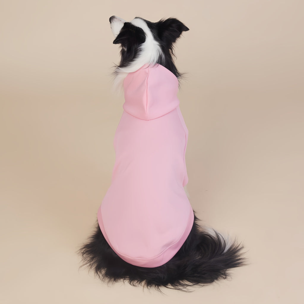 Pink Classic Dog Sweatshirt with Hood & Drawstrings - For Large Dogs (Size : 9XL)
