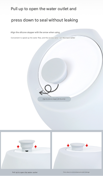 Green Portable Pet Dog Water Bottle 550ml - Foldable Food-Grade Silicone Travel Drinker with Leak-Proof Dispenser